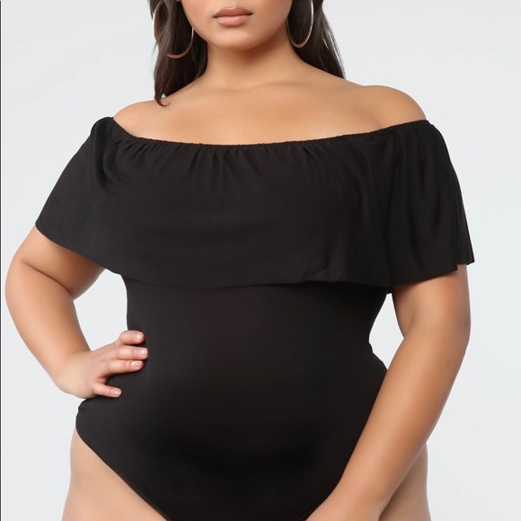 Fashion Nova Tops - Happy Hour Bodysuit
Black
Size: XL